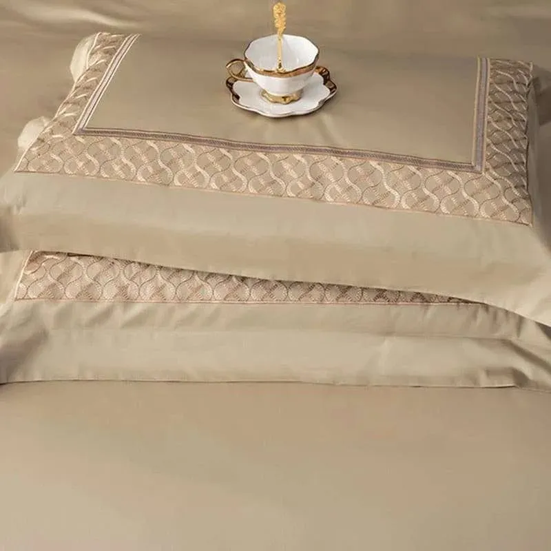 Luxury Elegance 1400 TC Cotton Embroidered Bedding Set