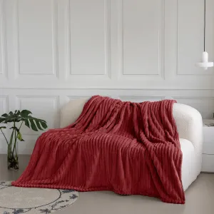 Luxury Ribbed Throw