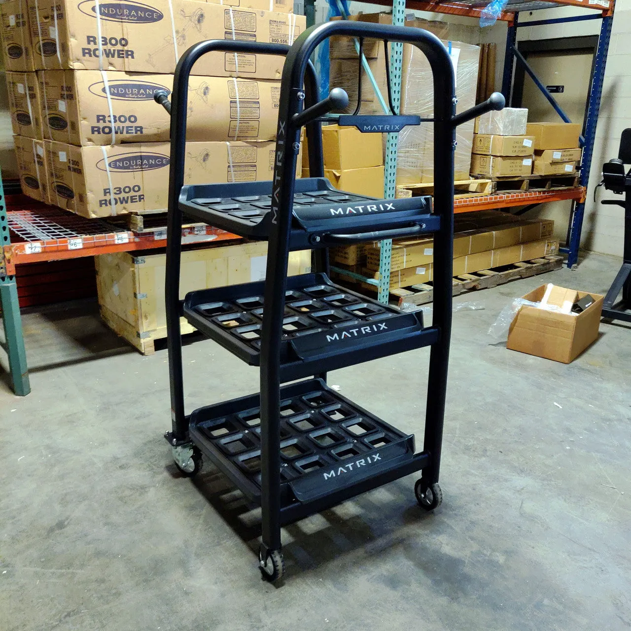 Matrix Connexus 3-Shelf Storage Cart