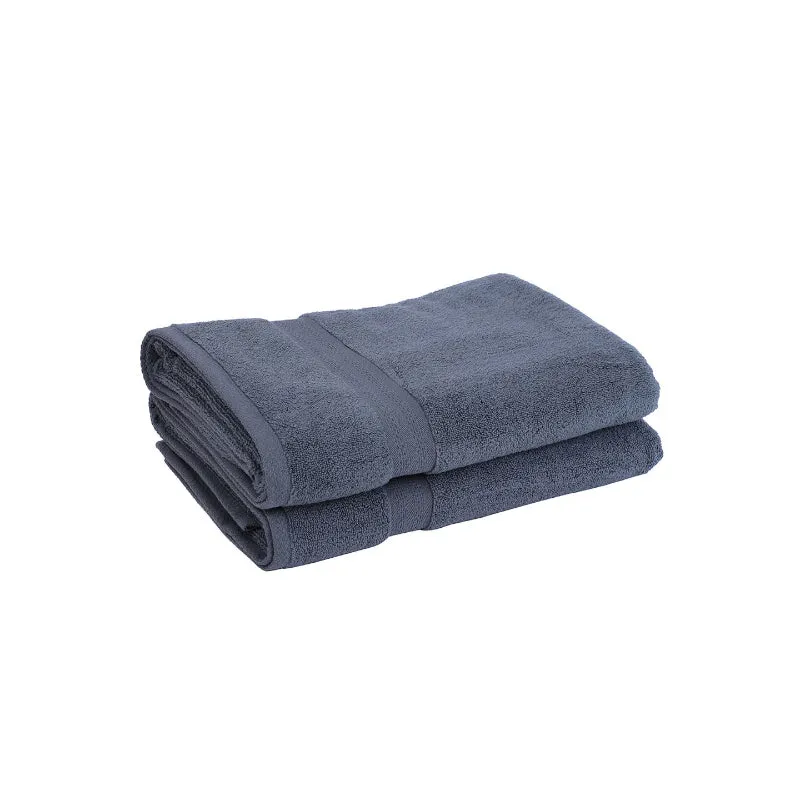 Miorah Bath Towel (Grey) - Set Of Two