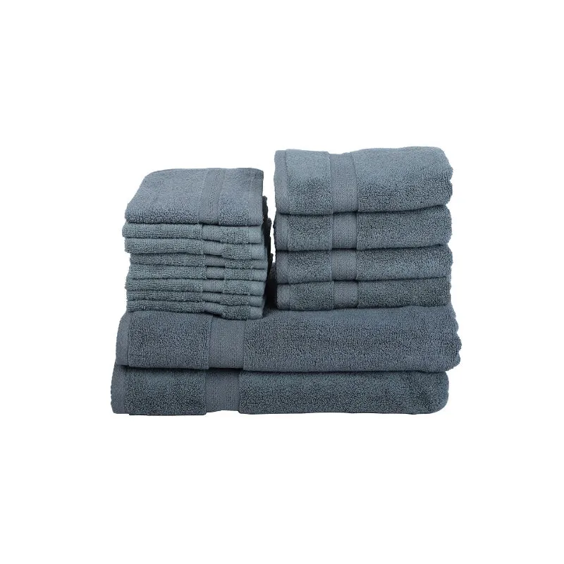 Miorah Towel Combo (Grey) - Set Of Fourteen