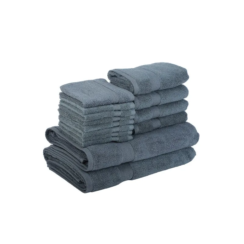 Miorah Towel Combo (Grey) - Set Of Fourteen