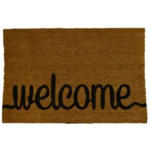 Natural Welcome Coir Mat - 40cm x 60cm