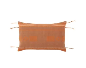 Navida NAD02 Warm Taupe/Terracotta Pillow