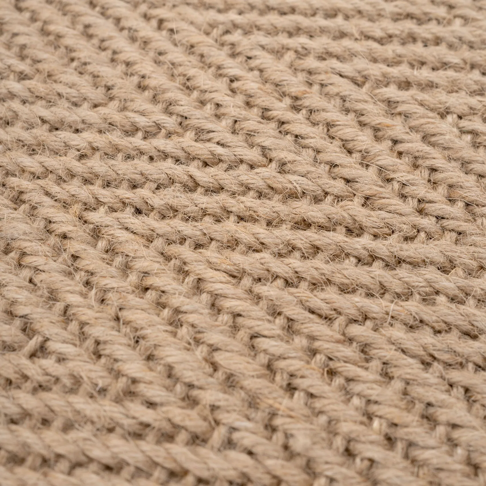 Navy Border Jute Runner Rug - Juliette Navy