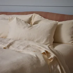 Pearl 100% Linen Pillowcases (Pair)