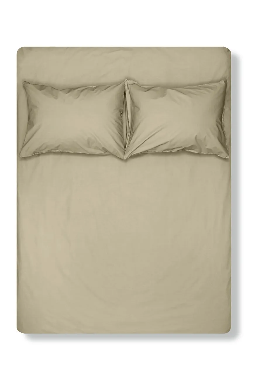 Pima Cotton Percale Bedding in Pelican Green Color