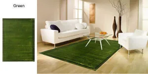 PLAIN Modern Contemporary Thick Quality Bordered Rugs Runners S -XL Round CHEAP