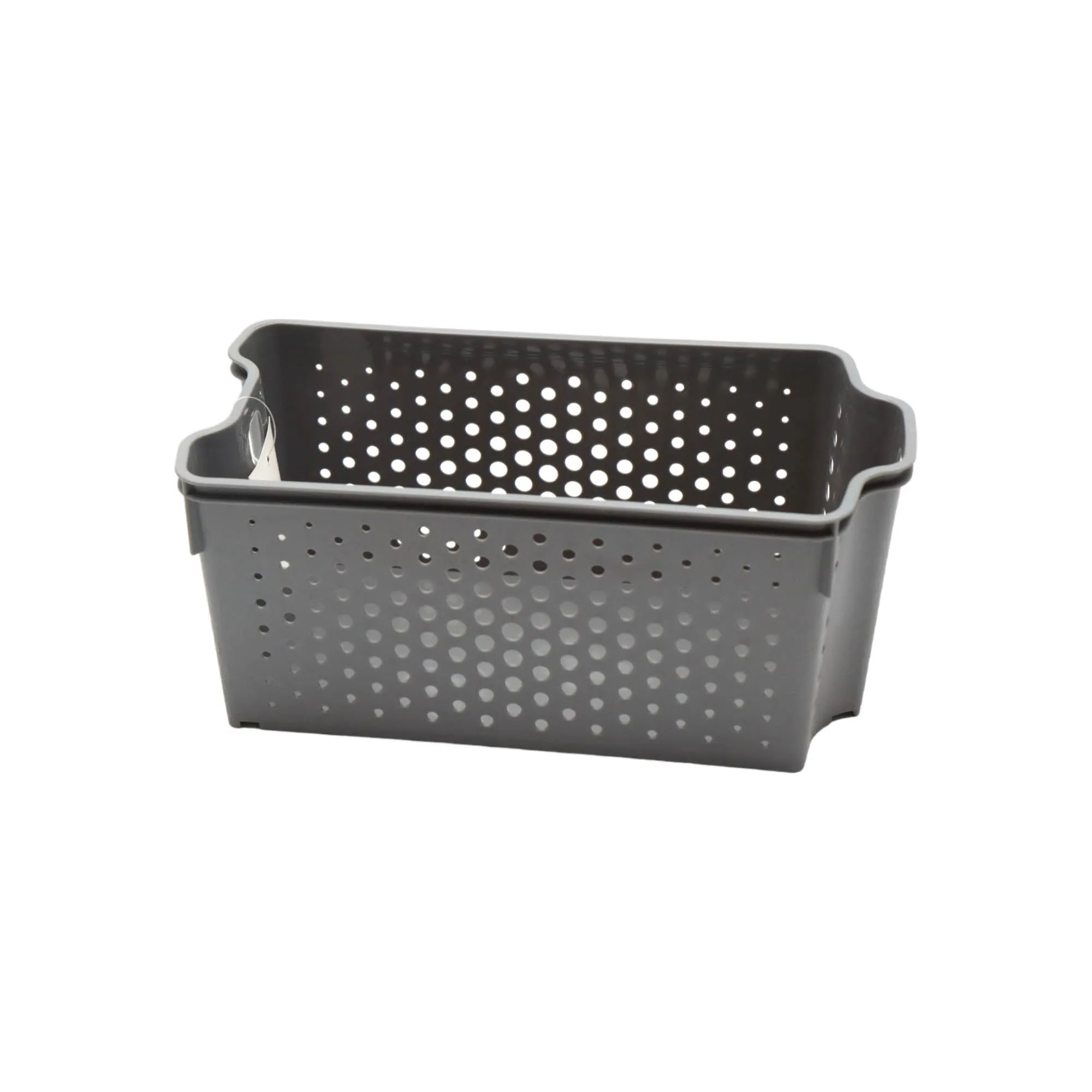 Plastic Storage Basket 3.8L Stack and Nest 280x13mm Nu Ware