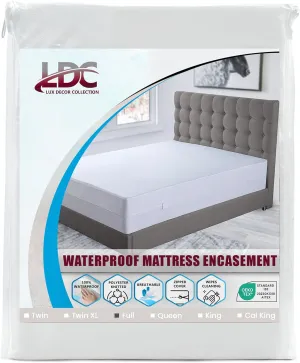 Premium Waterproof Mattress Protector Encasement | Soft, Breathable & Noiseless Cover