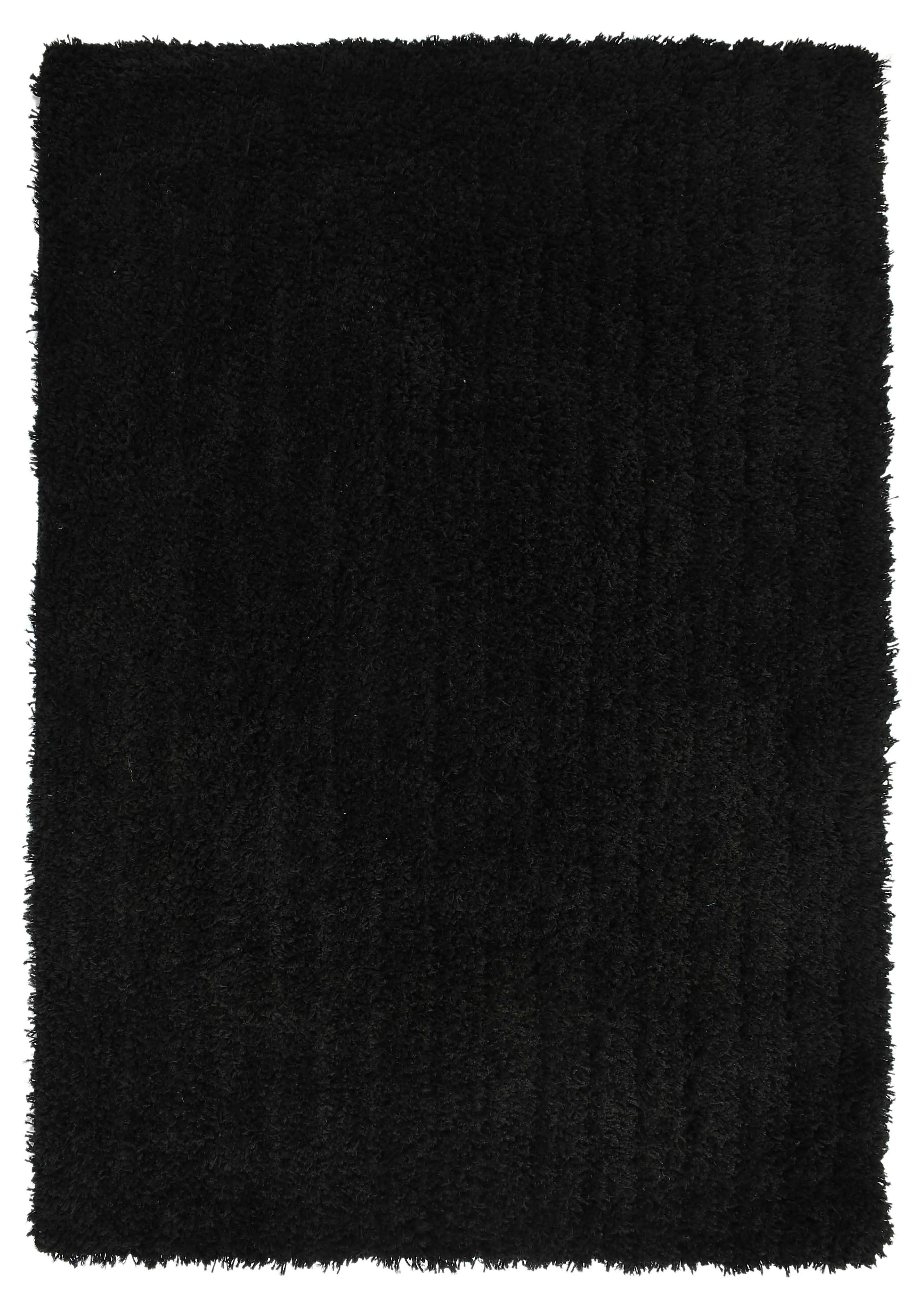 Presto Black Solid Soft Feel Anti-Skid Carpet - ICAS05