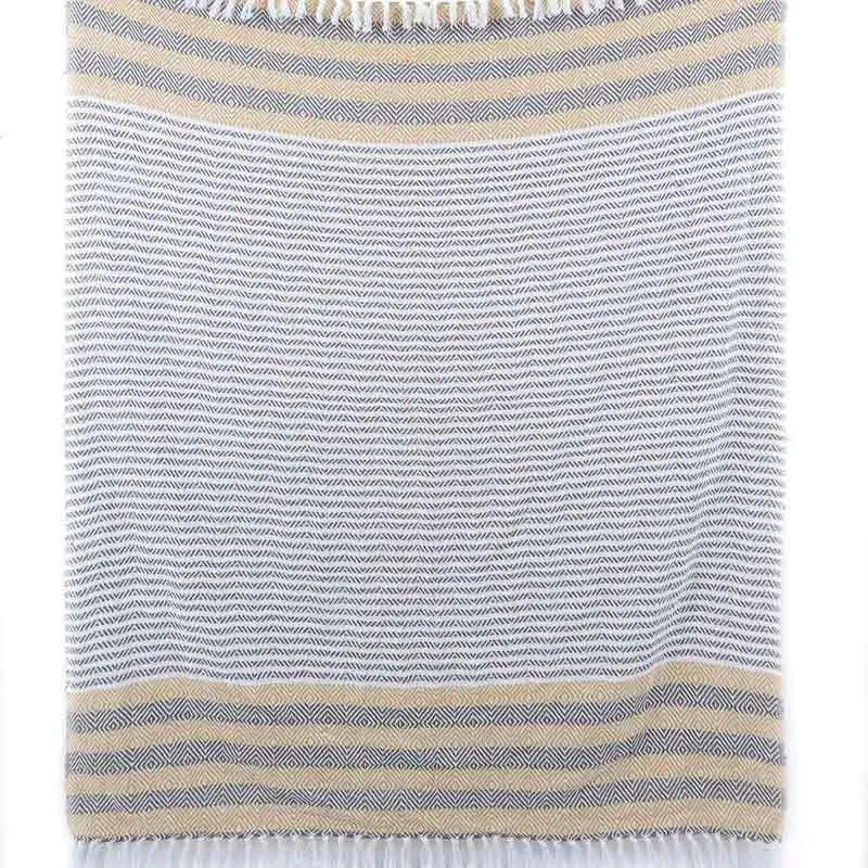 Pretentious Cotton Throw | 86 x 53 Inches