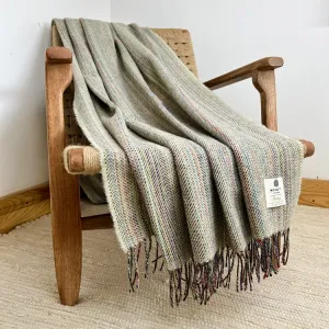 Pure Wool Throw – Lichen Tweed - McNutt of Donegal