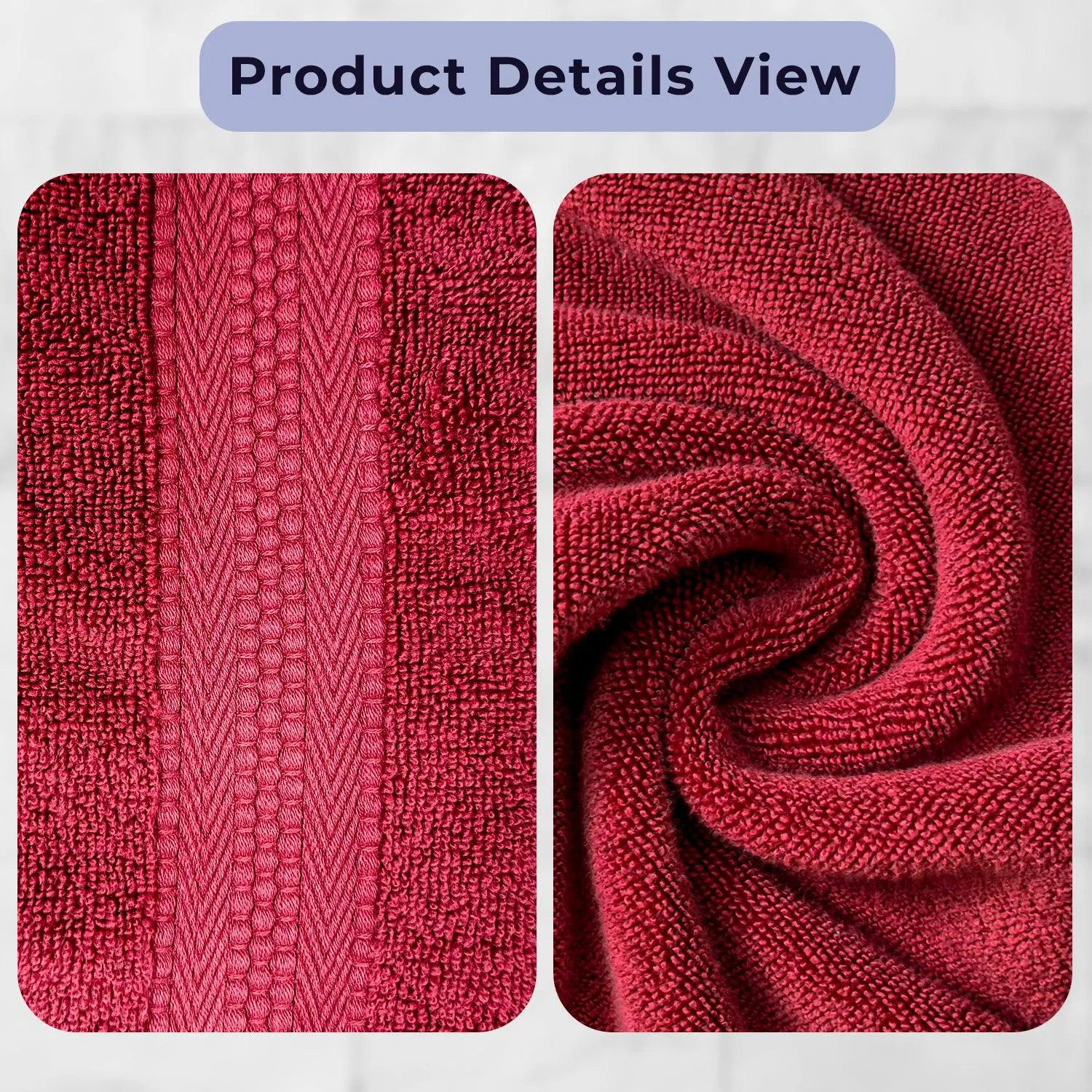 Rangoli Cloud Soft 100% Cotton Hand Towels | 625 GSM Ultra-Soft & Highly Absorbent | Quick Drying, Durable & Gentle on Skin | Perfect for Bathroom, Gym & Kitchen Use