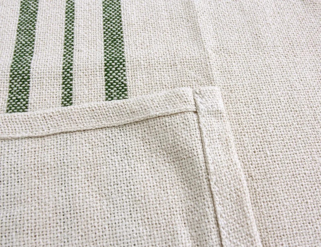 Recycled Cotton Kitchen Towels, Spruce, 12 Pack