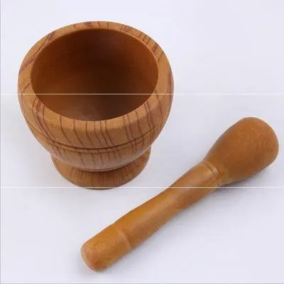 Resin Mortar Pestle Set Garlic Herb Spice Mixing Grinding Crusher Bowl Restaurant Kitchen Tools