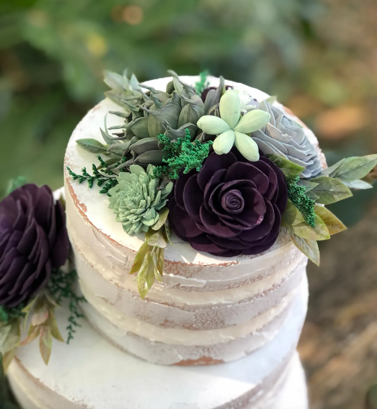 Rich Garden Succulent - Cake Flowers