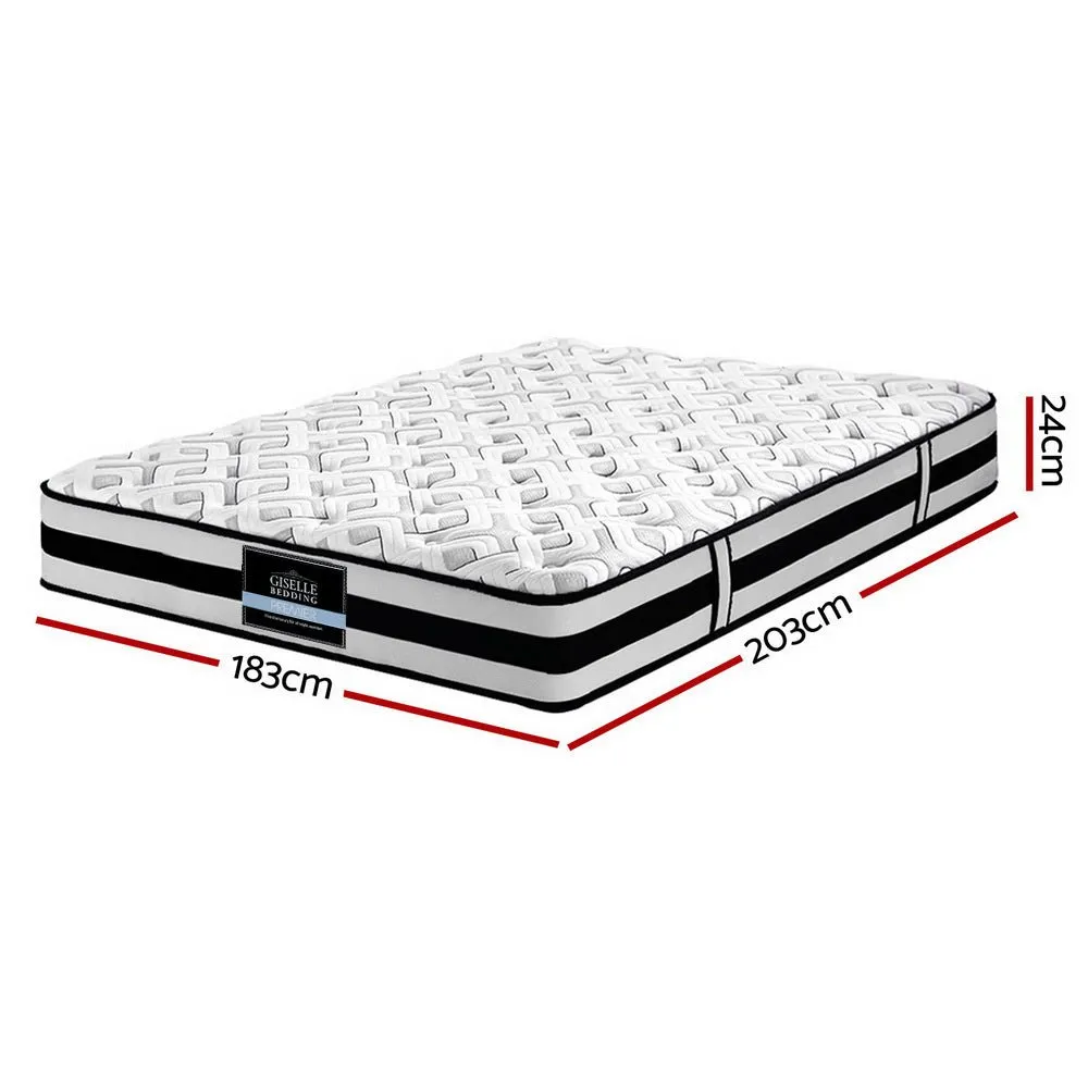 Rumba Tight Top Pocket Spring Mattress 24cm Thick - King