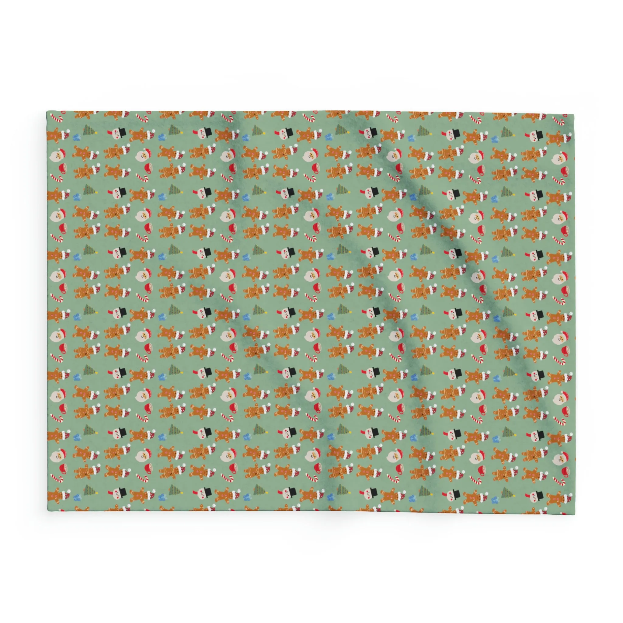 Rx Gingerbreads - Arctic Fleece Blanket (Green)