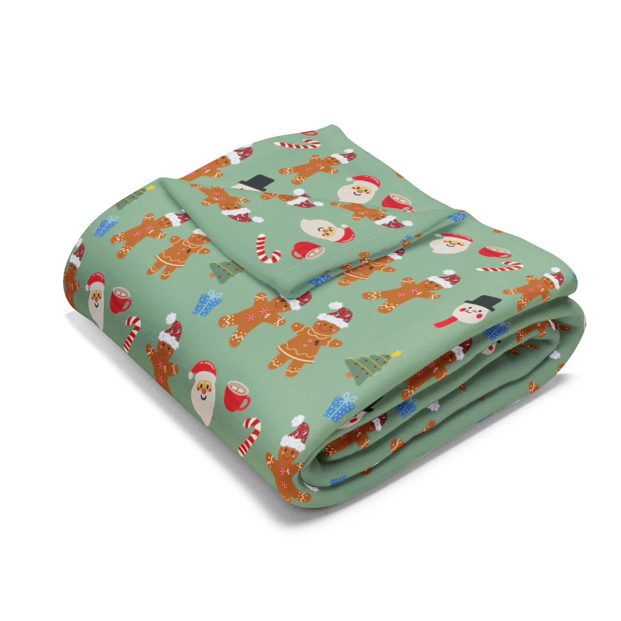 Rx Gingerbreads - Arctic Fleece Blanket (Green)