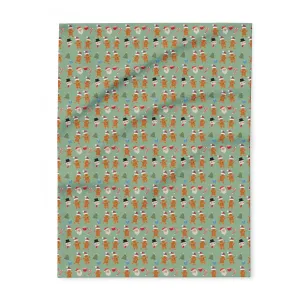 Rx Gingerbreads - Arctic Fleece Blanket (Green)