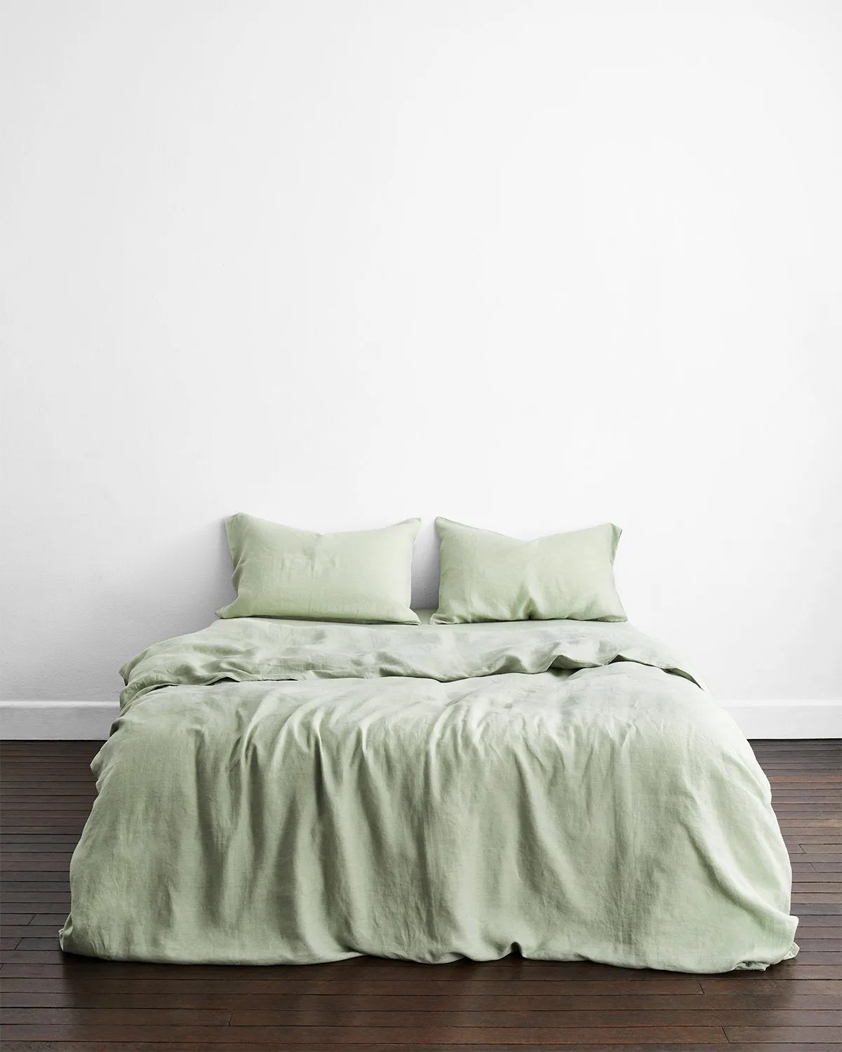 Sage 100% French Flax Linen Pillowcases (Set of Two)