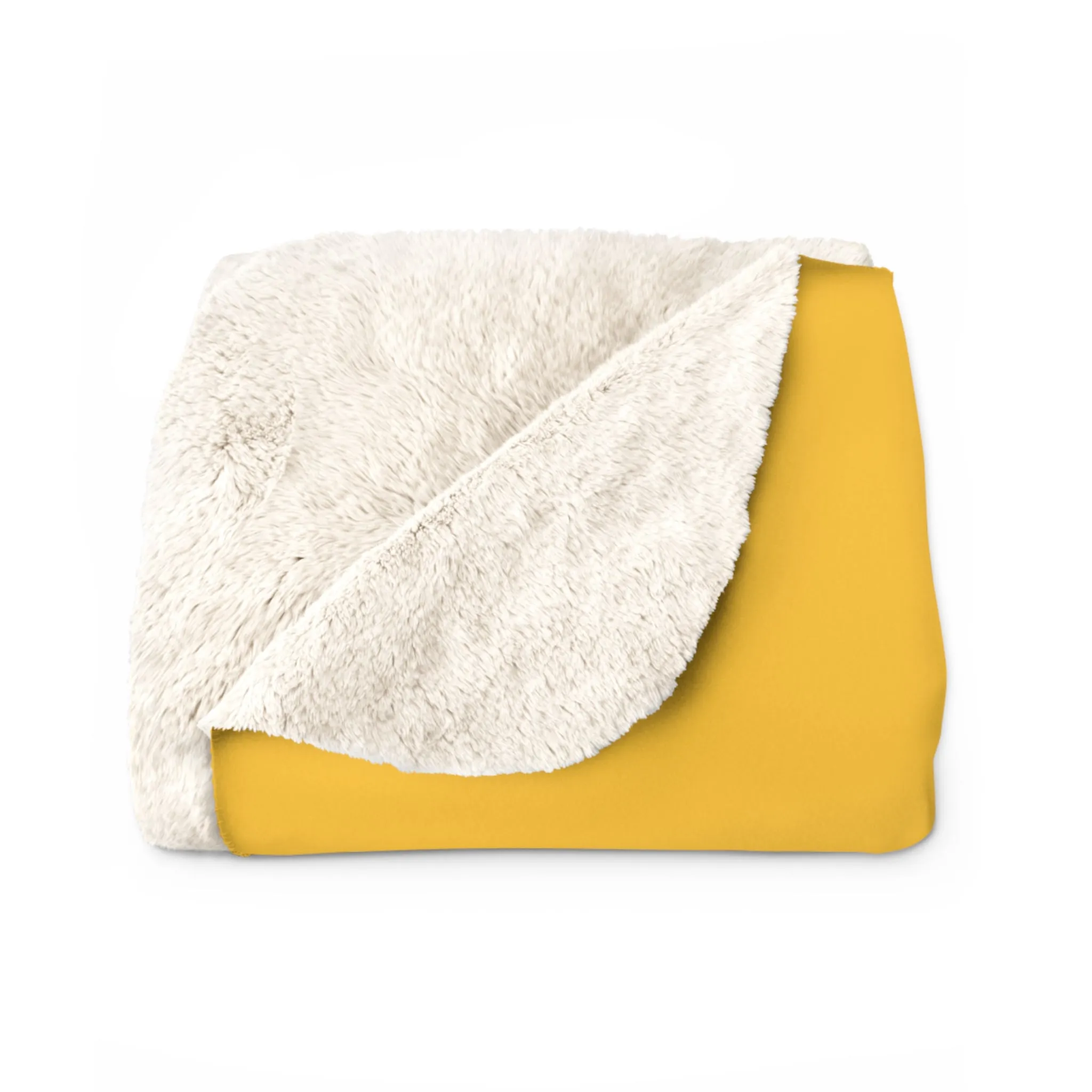 Sherpa Fleece Blanket - Gold/Purple - SQUAD