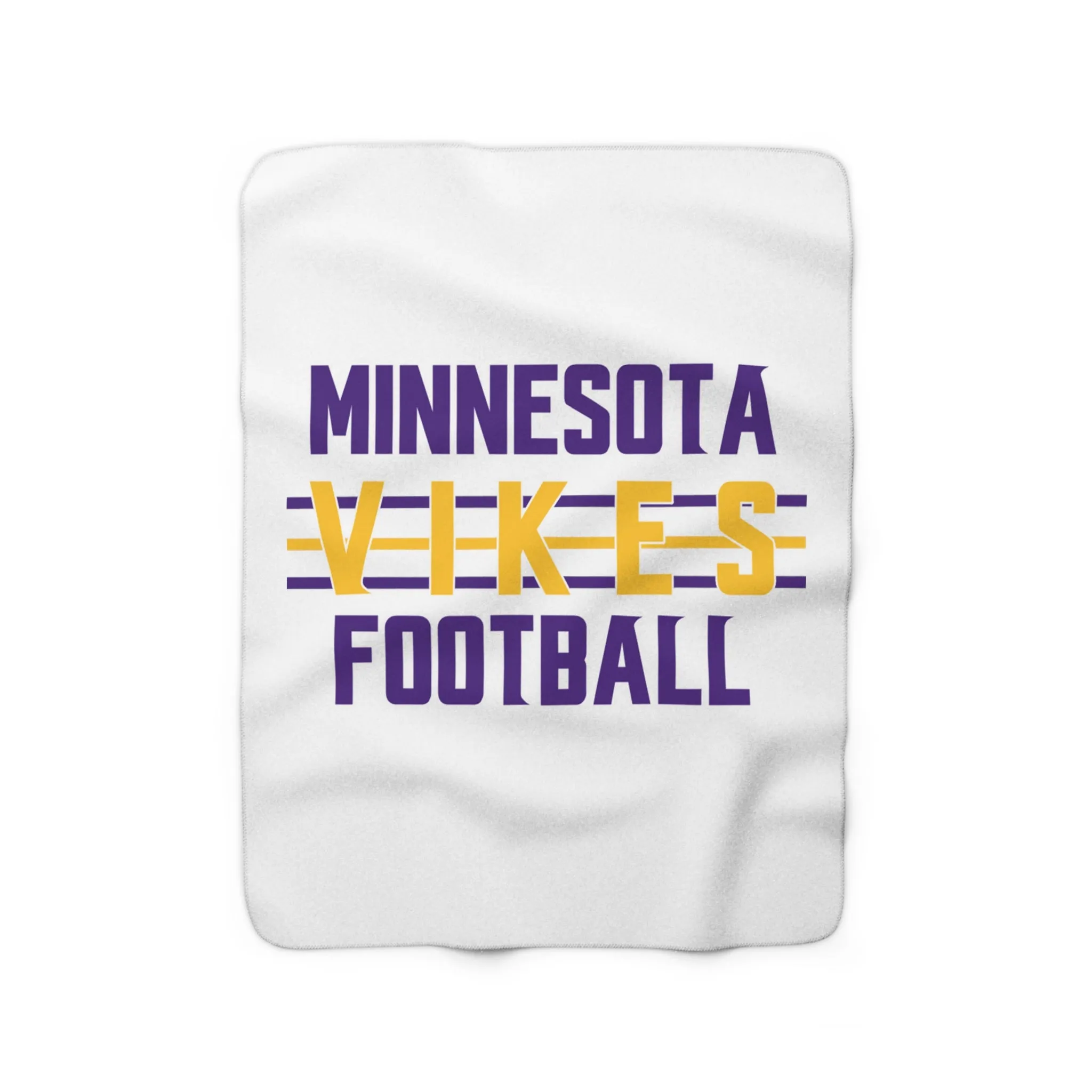 Sherpa Fleece Blanket - Vikes Football