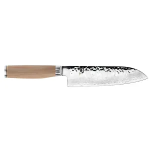 Shun Premier Blonde Santoku Knife, 7-in