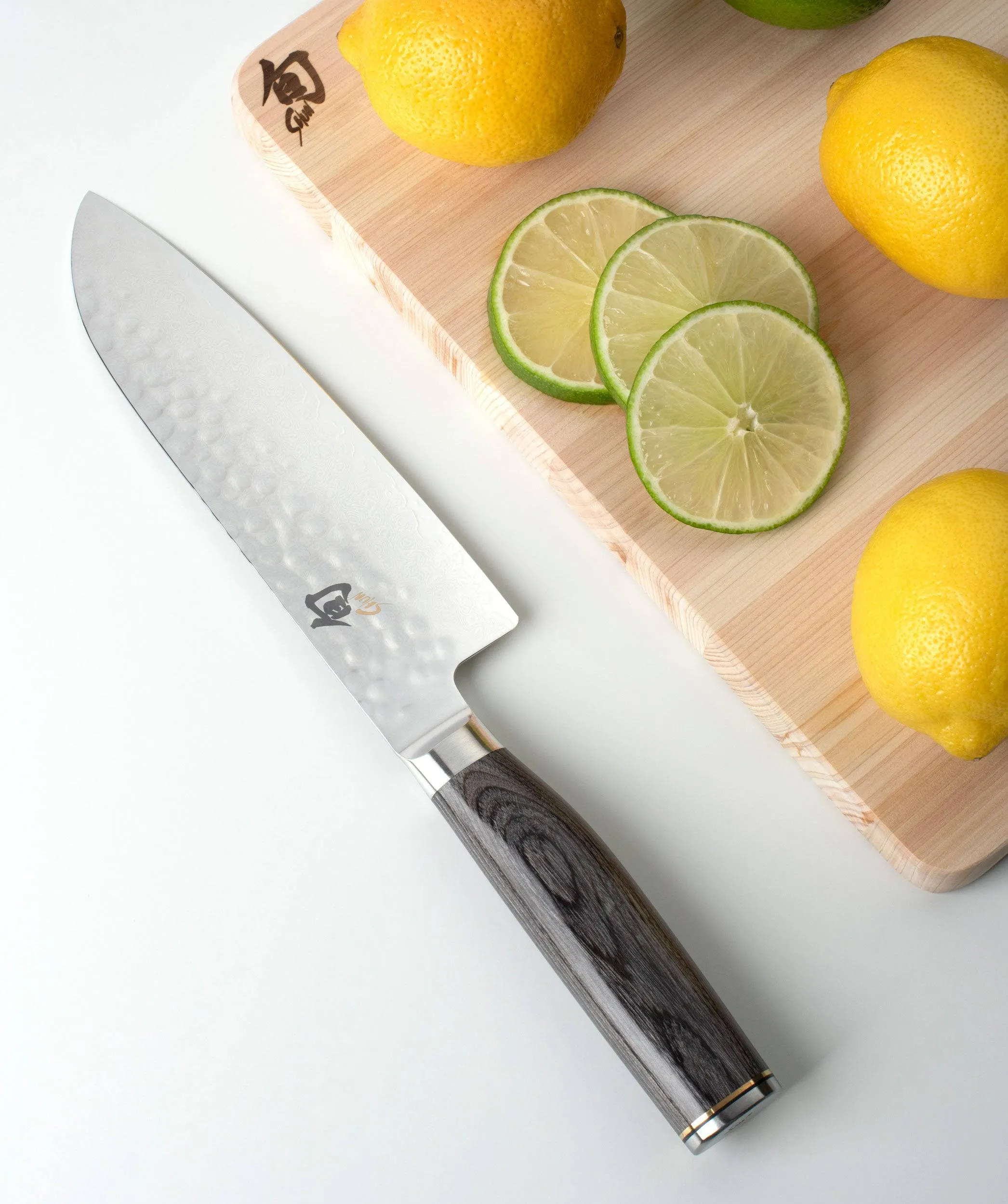 Shun Premier Grey Santoku Knife, 7-in.