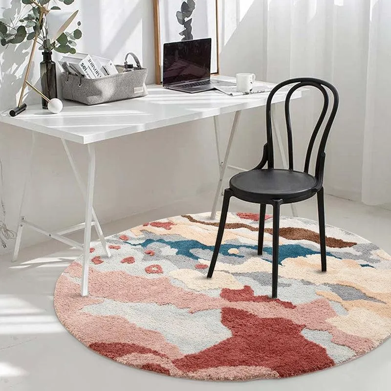 Soft Pastures Round Area Rug