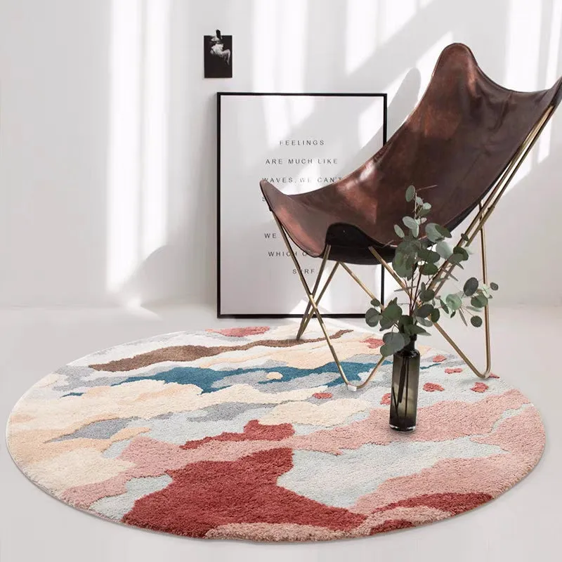 Soft Pastures Round Area Rug