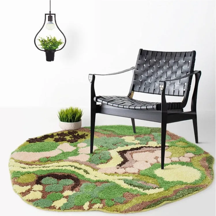 Soft Pastures Round Area Rug