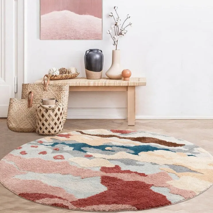 Soft Pastures Round Area Rug