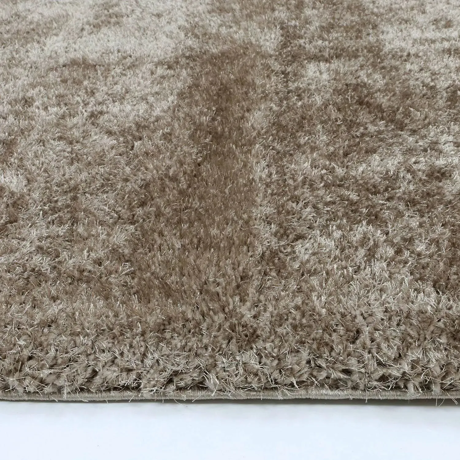 Soft Shaggy Dark Beige Rug