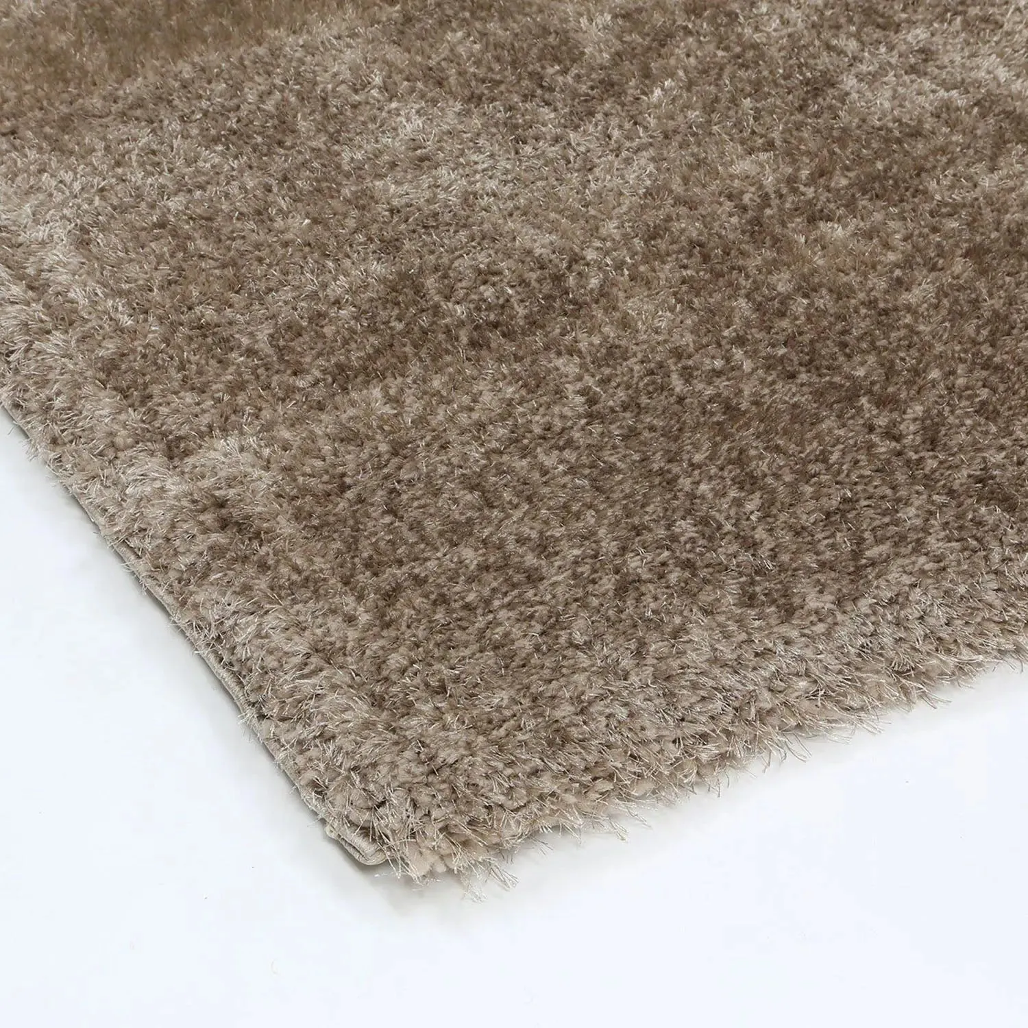 Soft Shaggy Dark Beige Rug