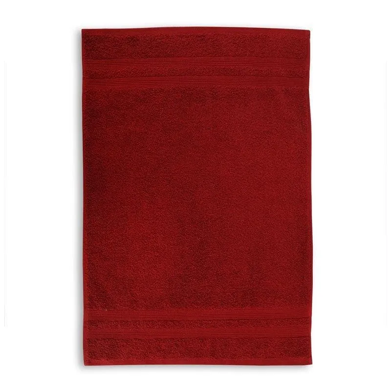 Squishy Mushy Towel (Maroon) - Set Of Four