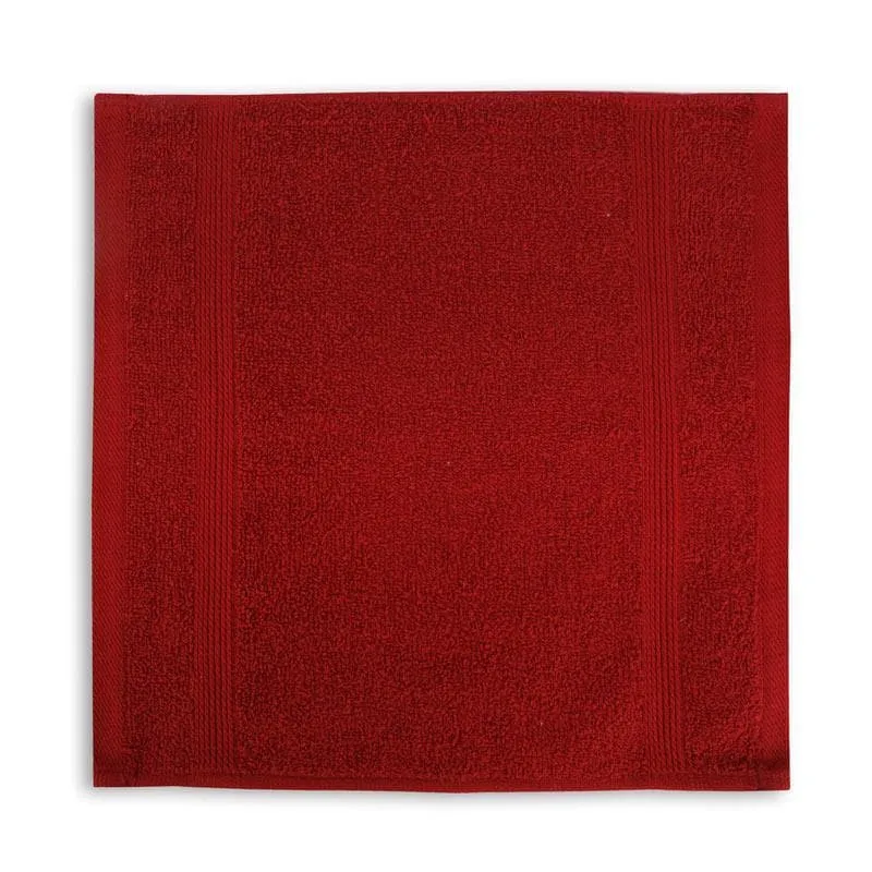 Squishy Mushy Towel (Maroon) - Set Of Four