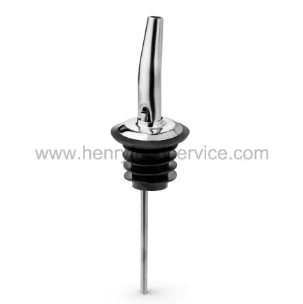 S/S SPEED POURER W/ HINGED FLIP CAP