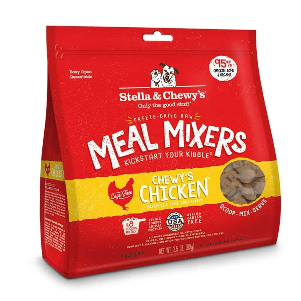 Stella & Chewy's Meal Mixers Chewy's Chicken Freeze-Dried Dog Food Topper