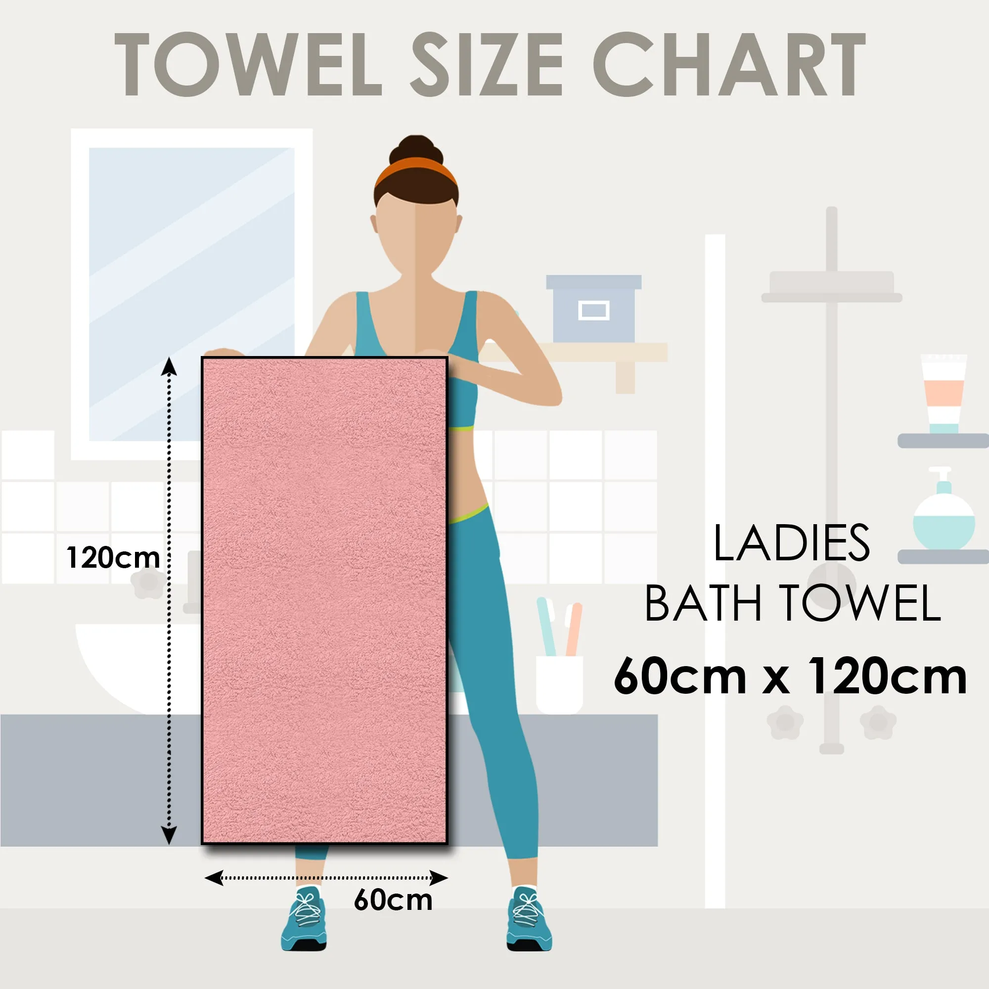 Story@Home 2 Units 100% Cotton Ladies Bath Towel - Wine red