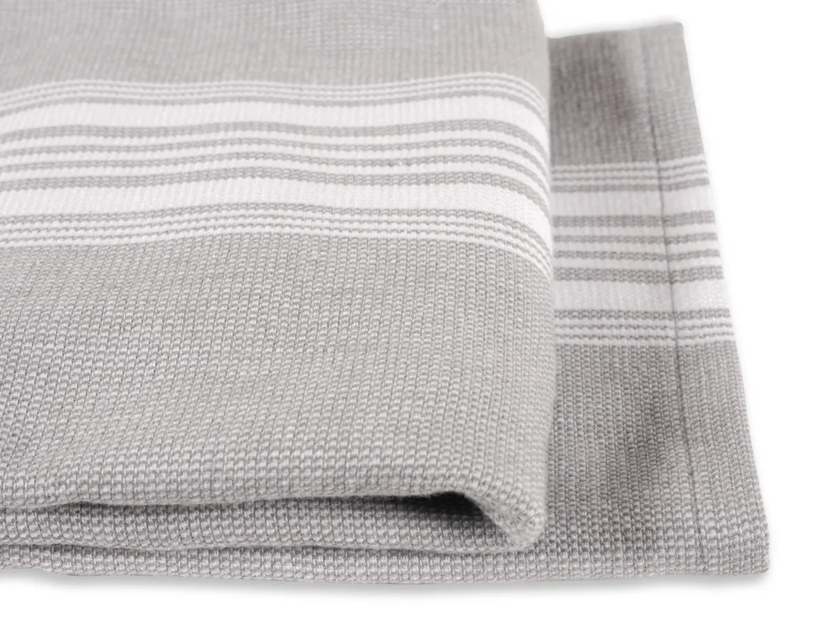 STRADA DUAL PURPOSE KITCHEN TOWEL, GREY 20x30"