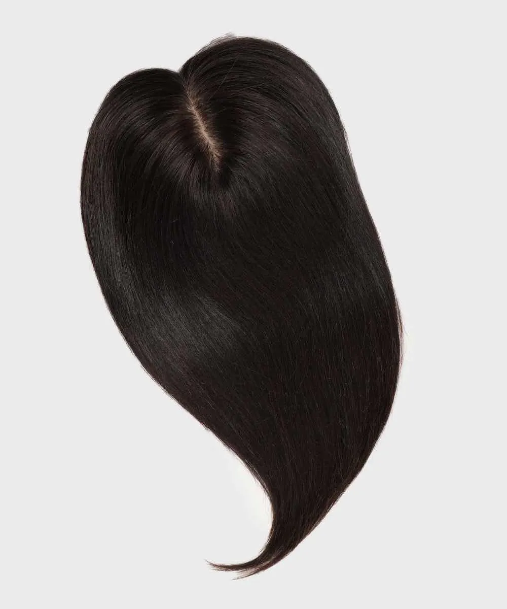 Straight Human Hair Crown Topper