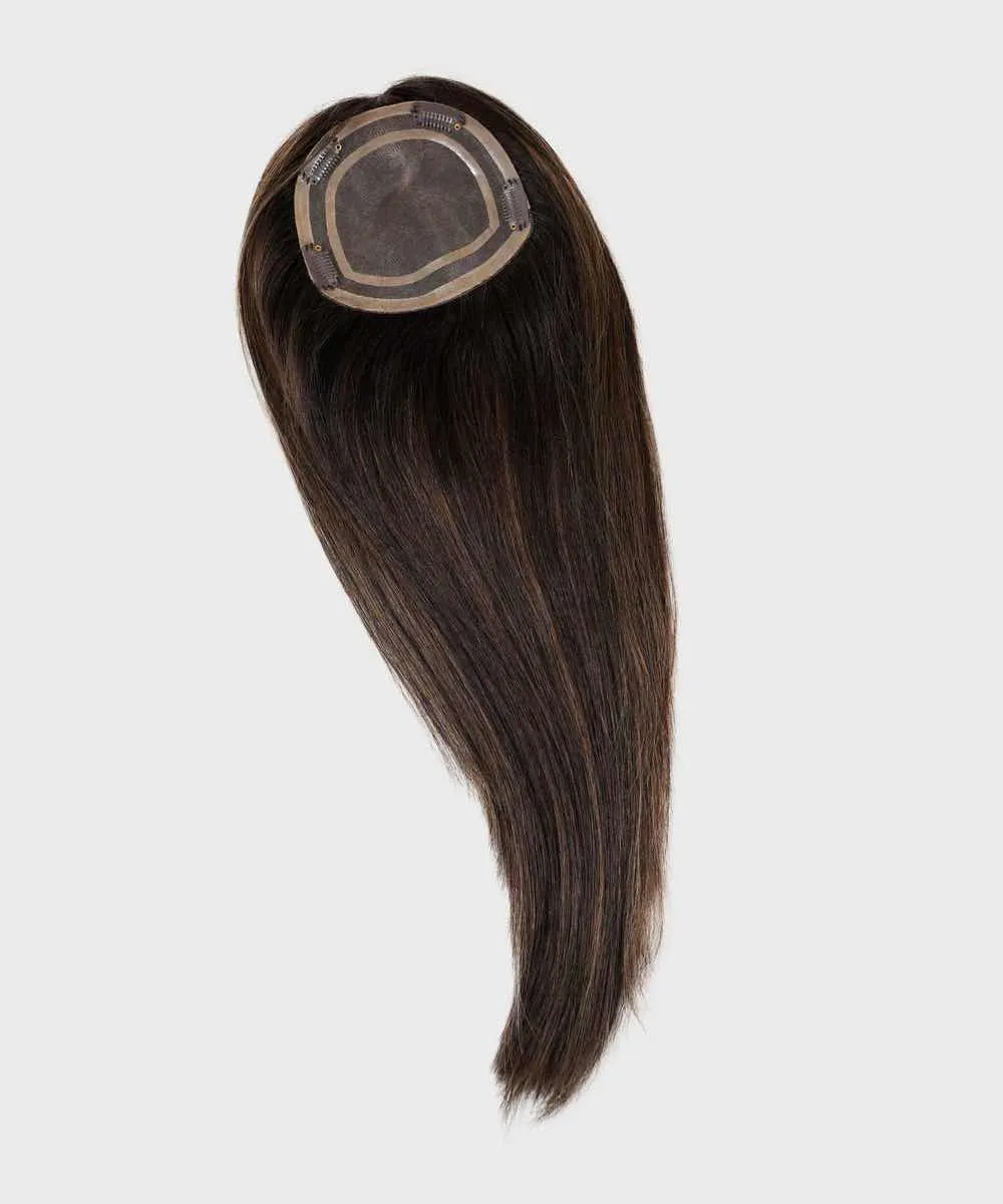 Straight Human Hair Crown Topper