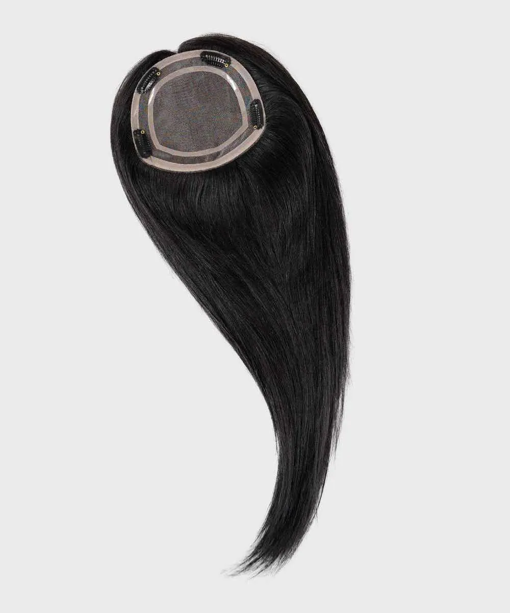 Straight Human Hair Crown Topper