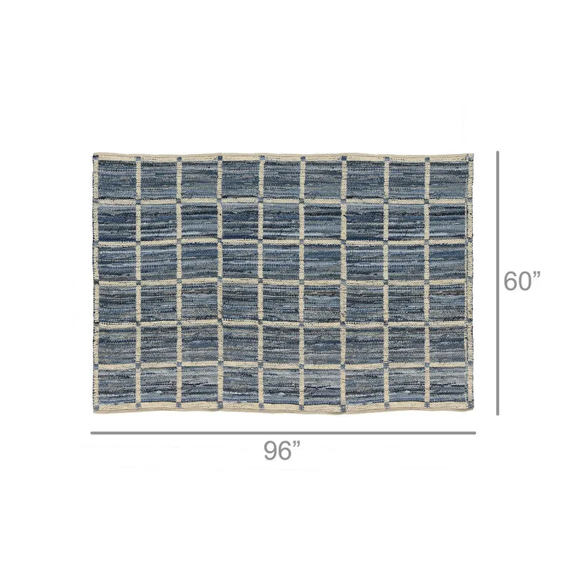 Strauss Rug 5x8 - Grid Pattern