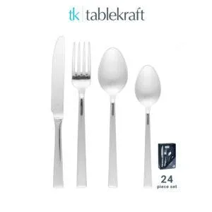 Tablekraft CUTLERY SET-24pc MONACO Set