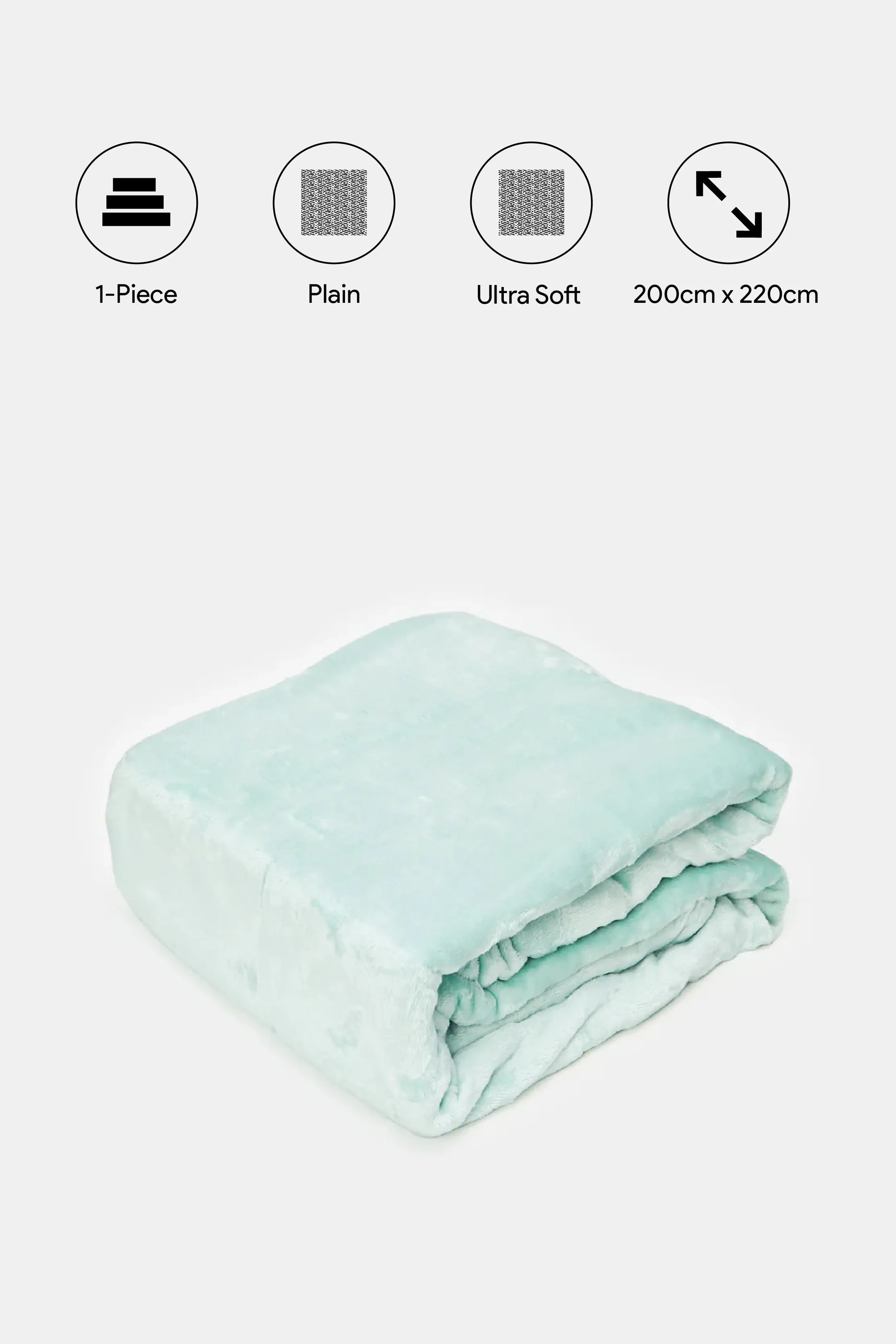 Teal Ultra Soft Blanket 
(Double Size)