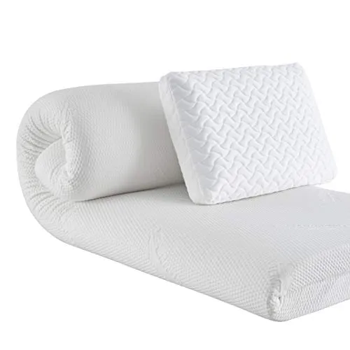 Tempur-Pedic TEMPUR-Supreme 3-Inch Medium Firm King Mattress Topper and TEMPUR-Cloud Pillow Set