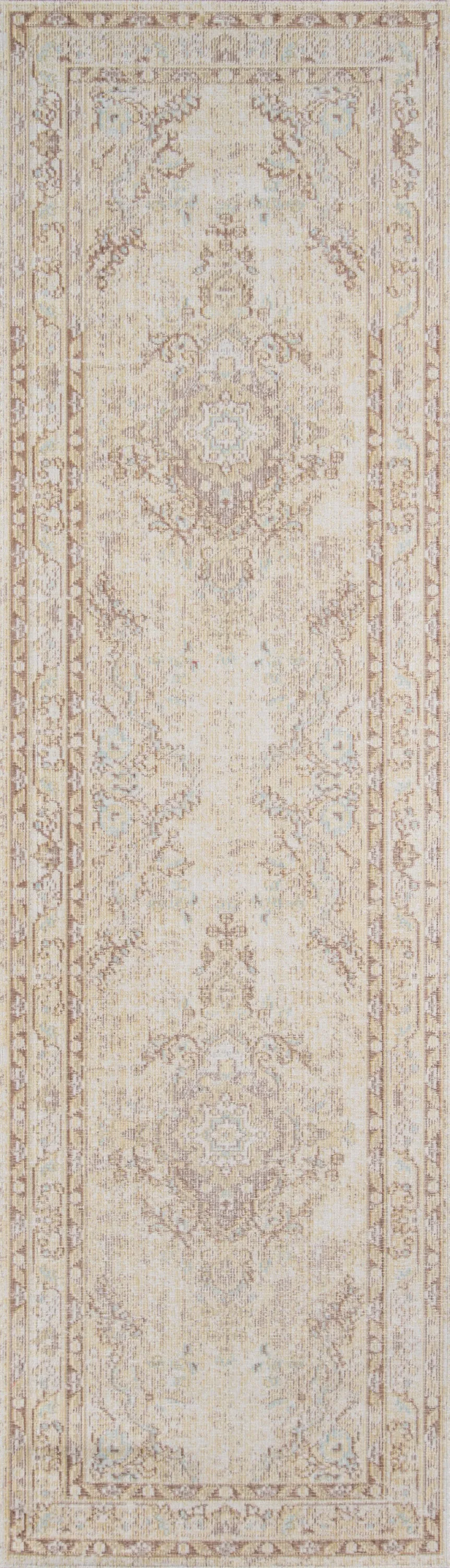 Traditional Machine Made Off-White Rug